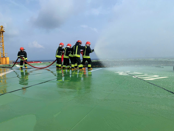 Hội thi ATVSLĐ – PCCN tại giàn FPU-Đại Hùng 01, năm 2025 Hội thi An toàn vệ sinh lao động - Phòng chống cháy nổ năm 2025 tại giàn FPU-Đại Hùng 01