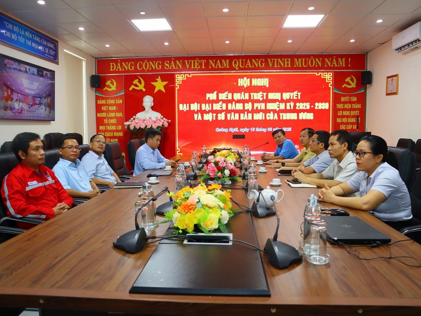 PV Power thực hiện quán triệt, triển khai nghị quyết Đại hội Đảng bộ Petrovietnam lần thứ IV và các văn bản mới của Trung ương Đảng