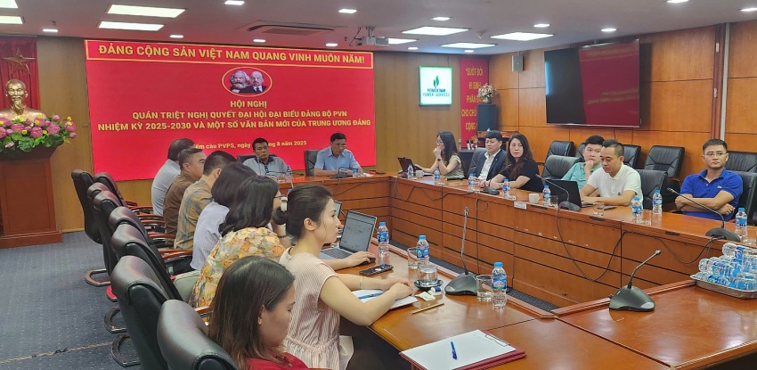 PV Power thực hiện quán triệt, triển khai nghị quyết Đại hội Đảng bộ Petrovietnam lần thứ IV và các văn bản mới của Trung ương Đảng