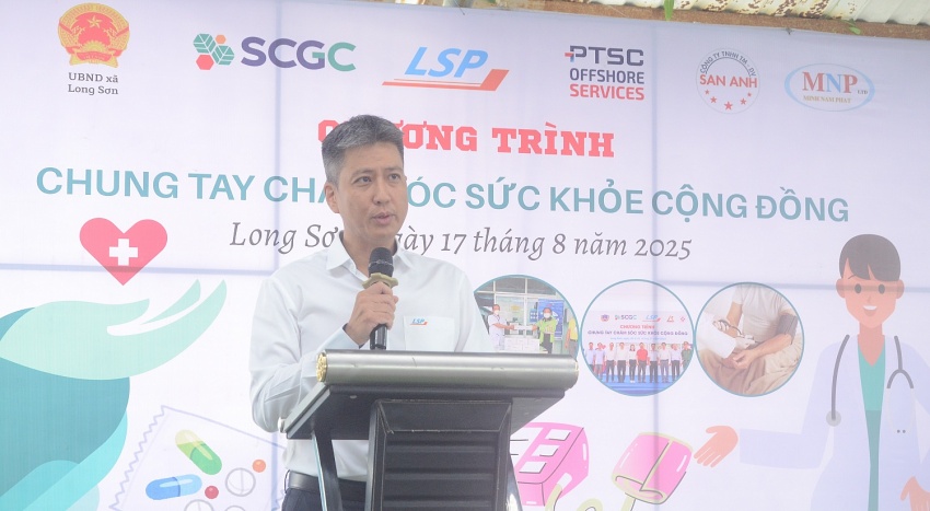 LSP khởi động chương trình “Chung tay chăm sóc sức khỏe cộng đồng” lần thứ 11 tại xã đảo Long Sơn Khởi động chương trình “Chung tay chăm sóc sức khỏe cộng đồng” lần thứ 11 tại xã đảo Long Sơn