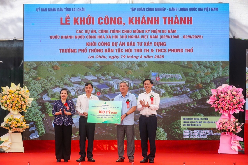 Petrovietnam góp sức nâng bước học sinh vùng cao tại tỉnh Lai Châu