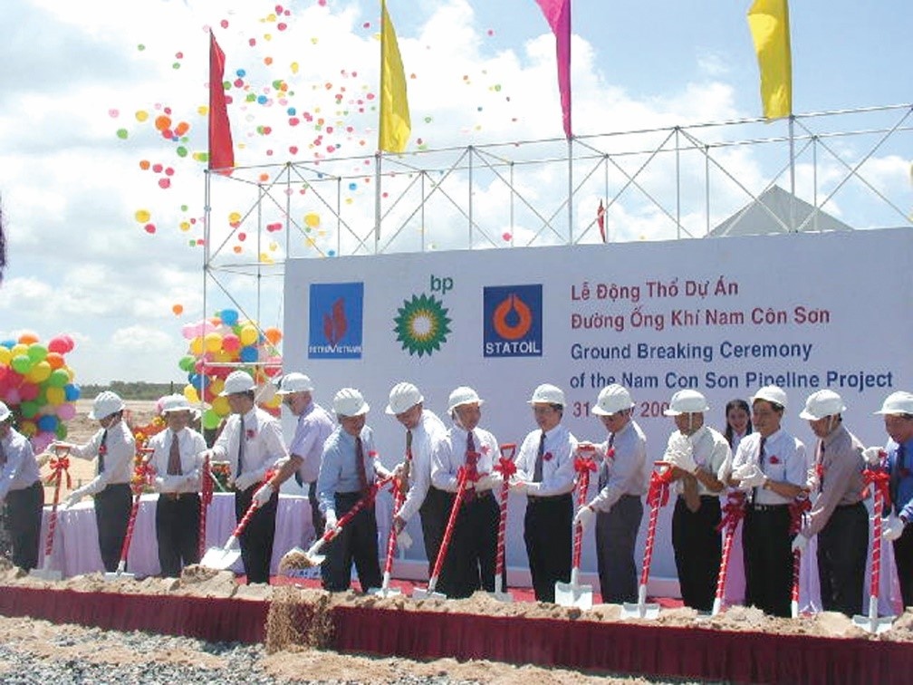 Lễ động thổ xây dựng dự án đường ống khí Nam Côn Sơn