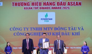 PVSM vinh dự nhận giải thưởng “Thương hiệu hàng đầu ASEAN 2025”