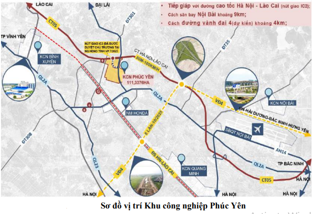 Chuyển đổi hơn 94ha đất lúa hai vụ để phát triển KCN Phúc Yên hơn 111,3 ha tại Phú Thọ