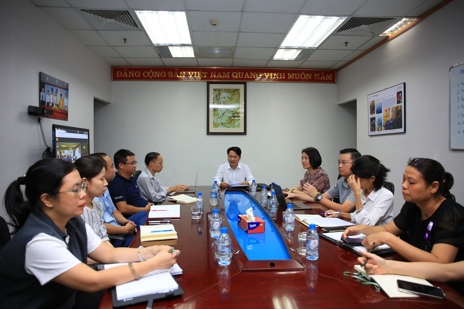 [Chùm ảnh] Đảng bộ BMQL&ĐH Petrovietnam quán triệt tinh thần “Nói ít, nghĩ nhiều, làm nhiều, tốc độ nhanh, hiệu quả cao”
