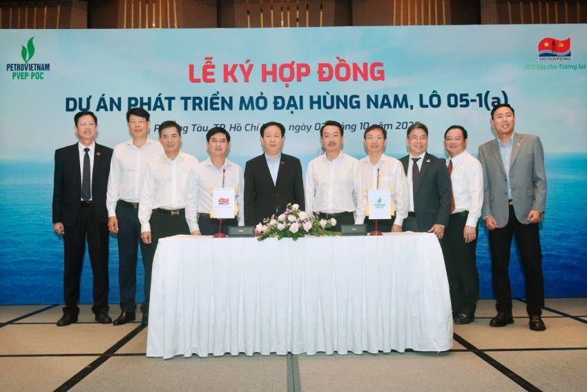 PVEP POC và Vietsovpetro tổ chức Lễ Ký kết Hợp đồng EPCI dự án phát triển mỏ Đại Hùng Nam, Lô 05 -1(a) PVEP-POC và Vietsovpetro ký kết hợp đồng EPCI dự án phát triển mỏ Đại Hùng Nam, Lô 05-1(a)