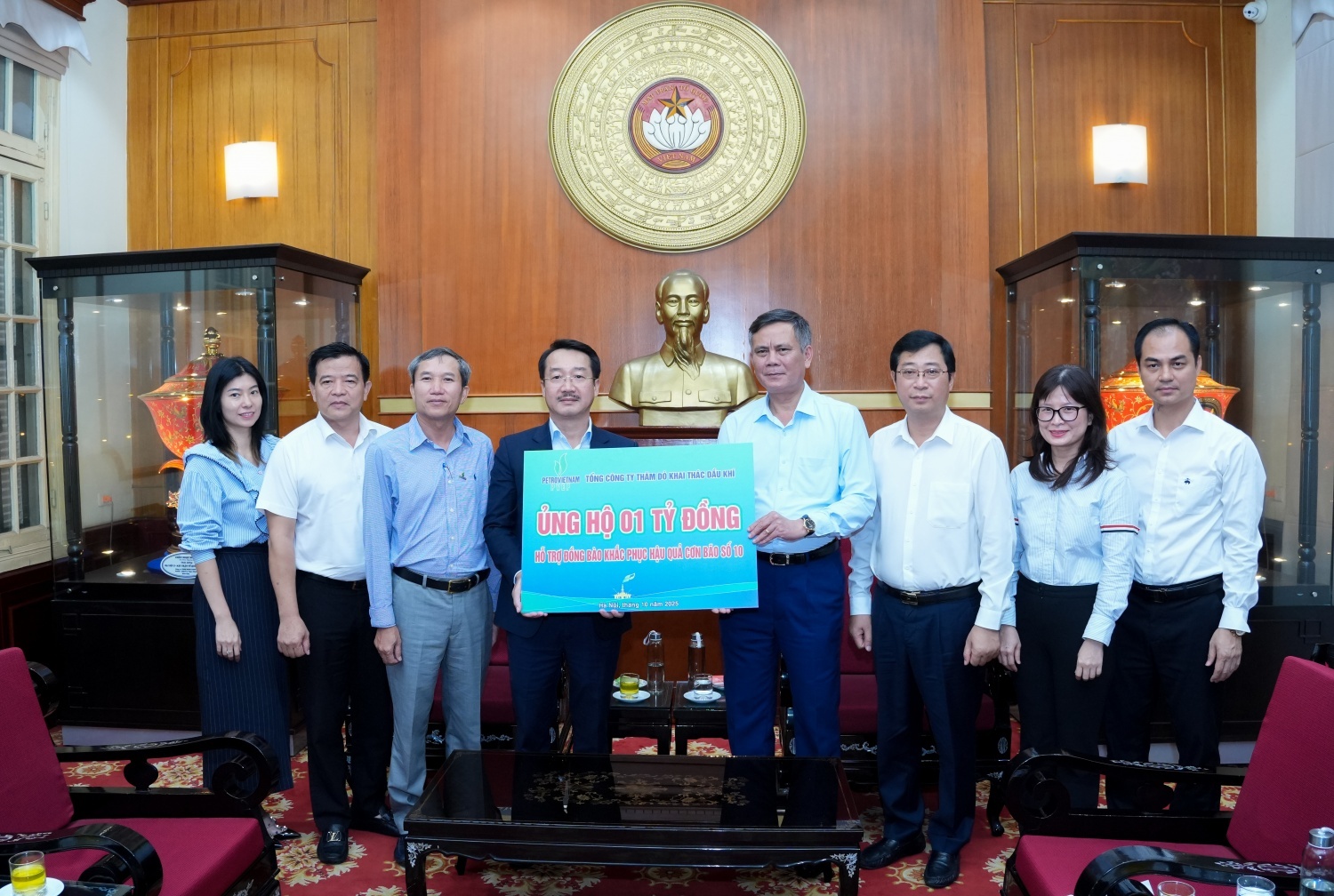 Petrovietnam lan tỏa “Nghĩa tình đong đầy” hướng về đồng bào vùng bão lũ