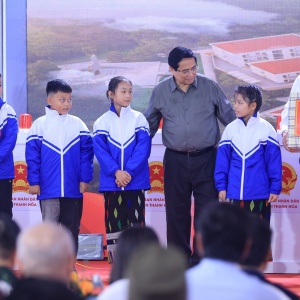 Khởi công trường nội trú các xã biên giới: Thắp sáng tri thức nơi biên cương