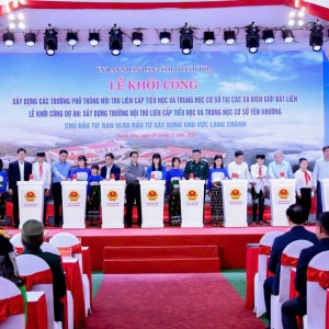 [VIDEO] Khởi công trường nội trú các xã biên giới: Thắp sáng tri thức nơi biên cương