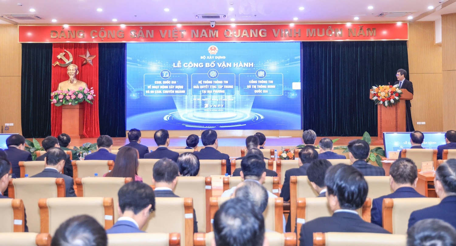 Vận hành Cơ sở dữ liệu quốc gia về hoạt động xây dựng và các nền tảng số trọng điểm