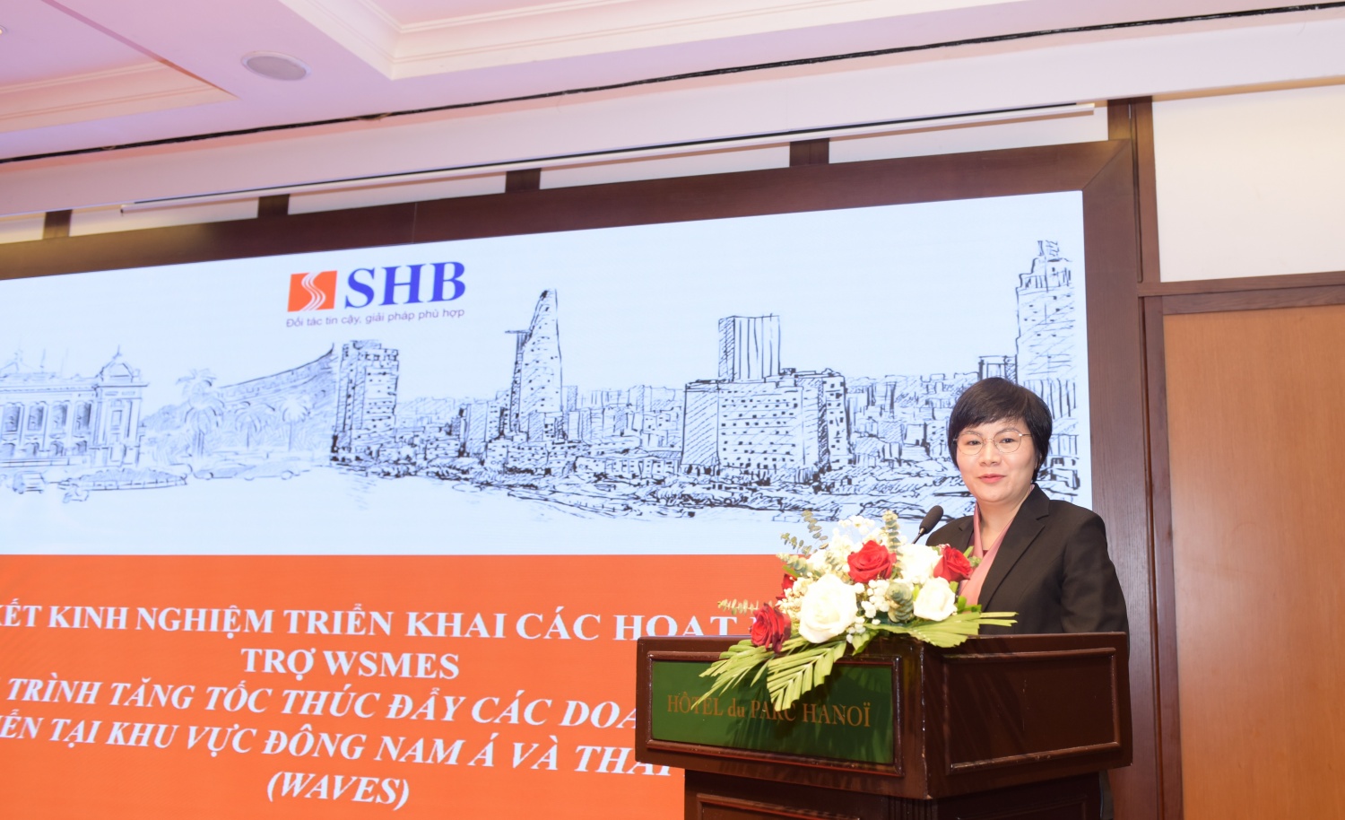 Đại diện SHB chia sẻ về kinh nghiệm triển khai dự án