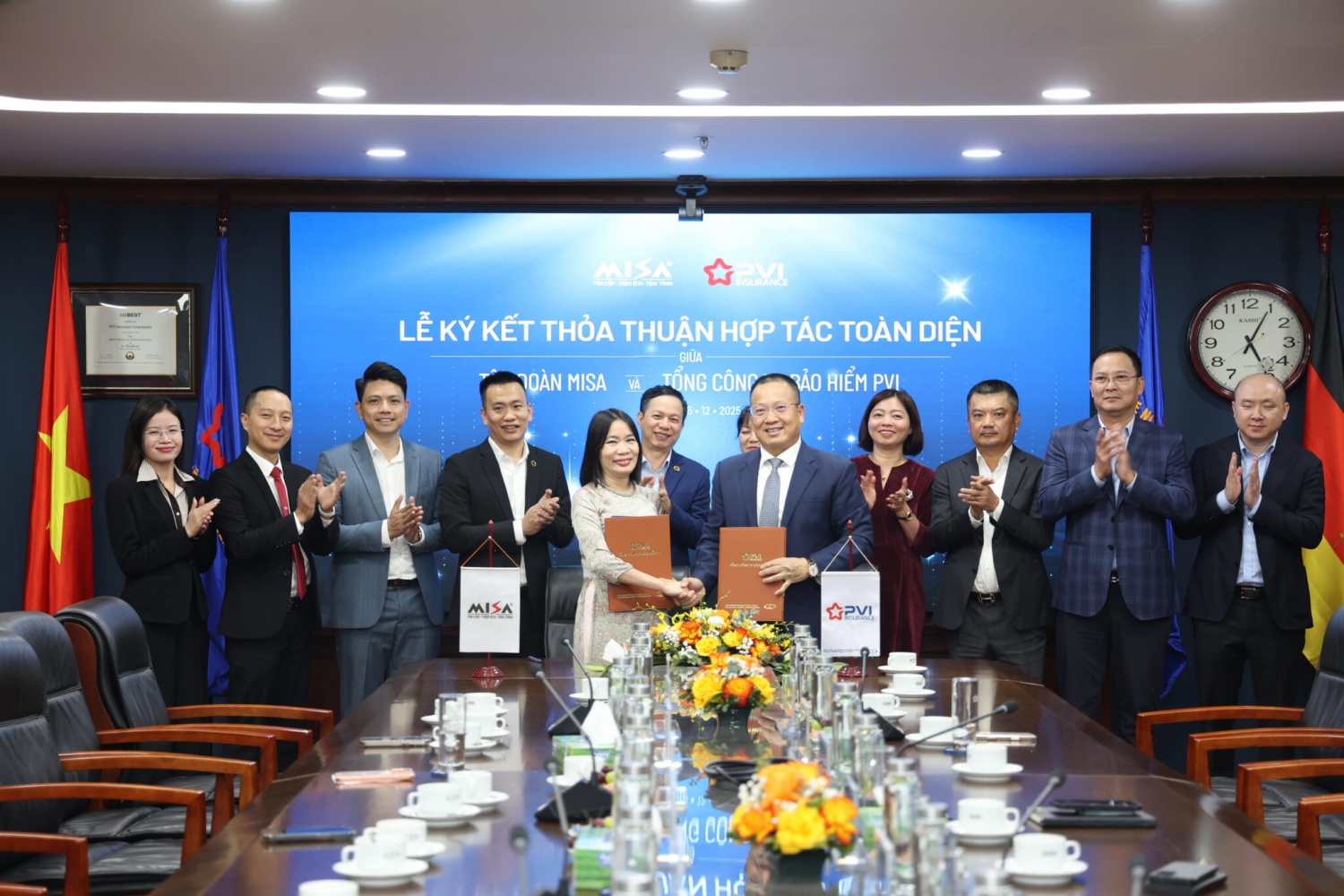 Bảo hiểm PVI và Tập đoàn MISA ký kết thỏa thuận hợp tác chiến lược Bảo hiểm PVI và Tập đoàn MISA ký kết thỏa thuận hợp tác chiến lược