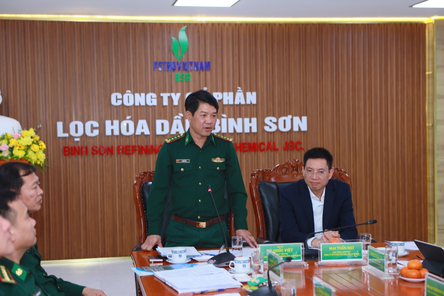 Tăng cường bảo vệ an ninh, an toàn Nhà máy Lọc dầu Dung Quất Tăng cường bảo vệ an ninh, an toàn Nhà máy Lọc dầu Dung Quất