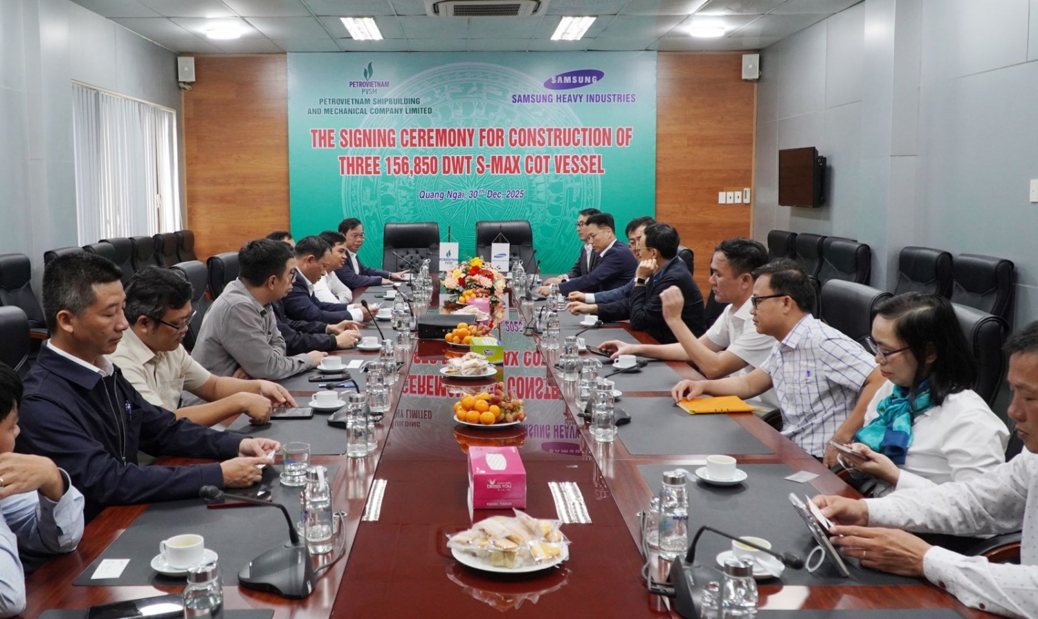 PVSM ký hợp đồng đóng mới 3 tàu chở dầu thô cho Công ty Hàn Quốc PVSM ký hợp đồng đóng mới 3 tàu chở dầu thô cho Công ty Hàn Quốc