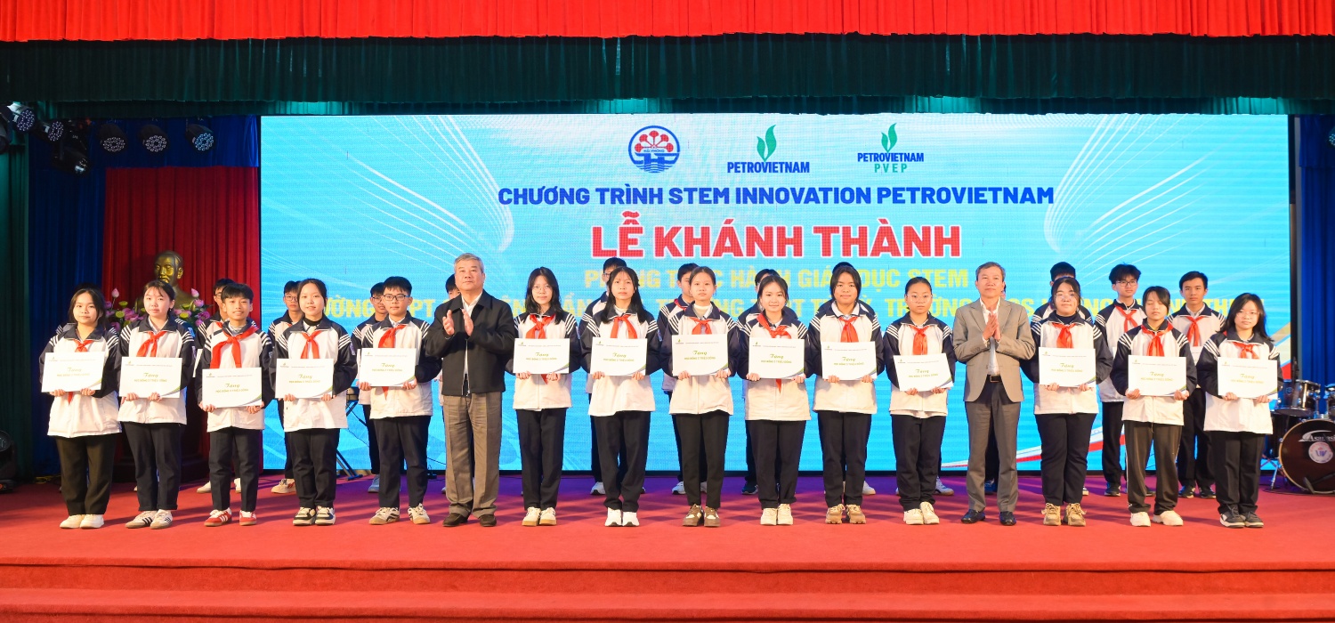 Petrovietnam đồng hành phát triển không gian giáo dục STEM tại Hải Phòng