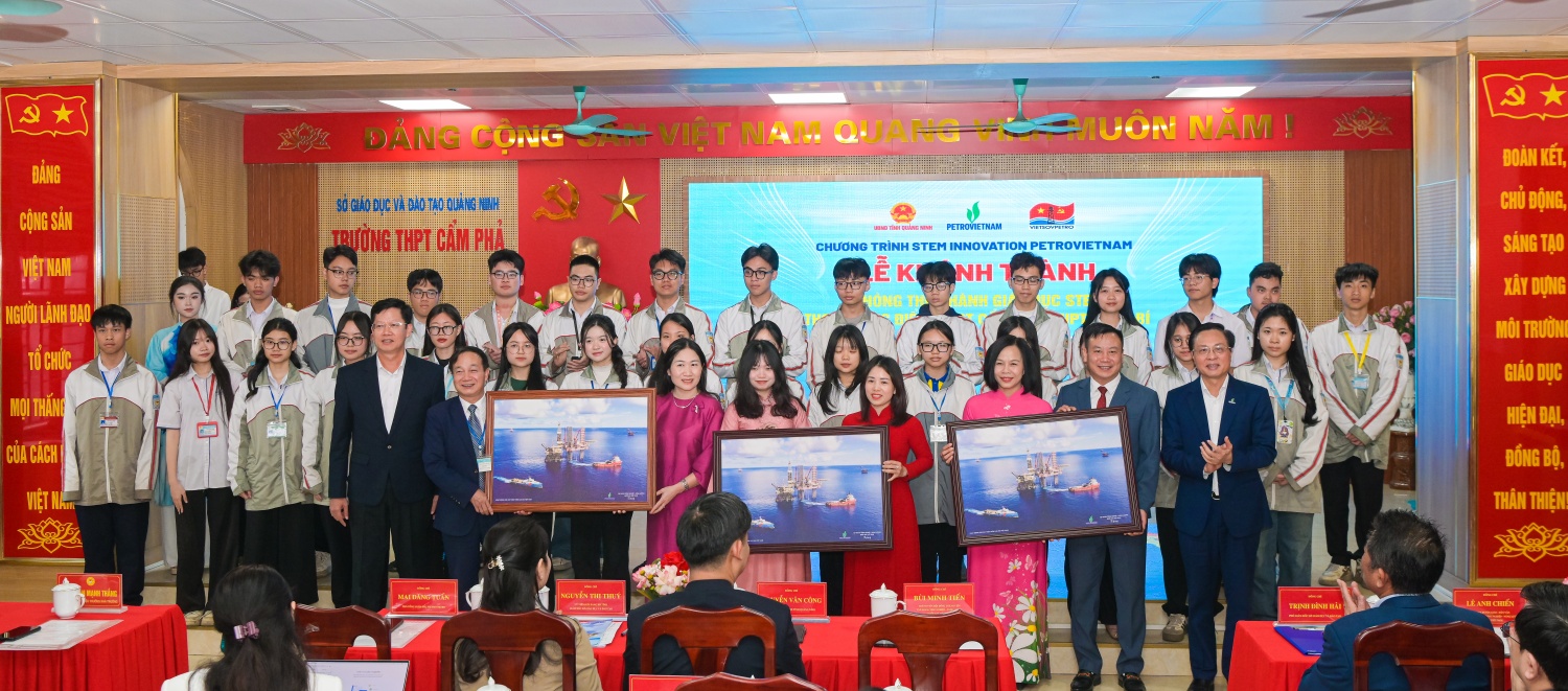 Petrovietnam đồng hành cùng giáo dục tỉnh Quảng Ninh, từ phòng STEM đến phát triển nguồn nhân lực