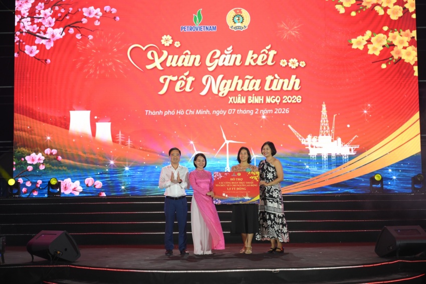 Lan tỏa Petrovietnam: Xuân Gắn kết   Tết Nghĩa tình” tại khu vực Vũng Tàu - TP. Hồ Chí Minh