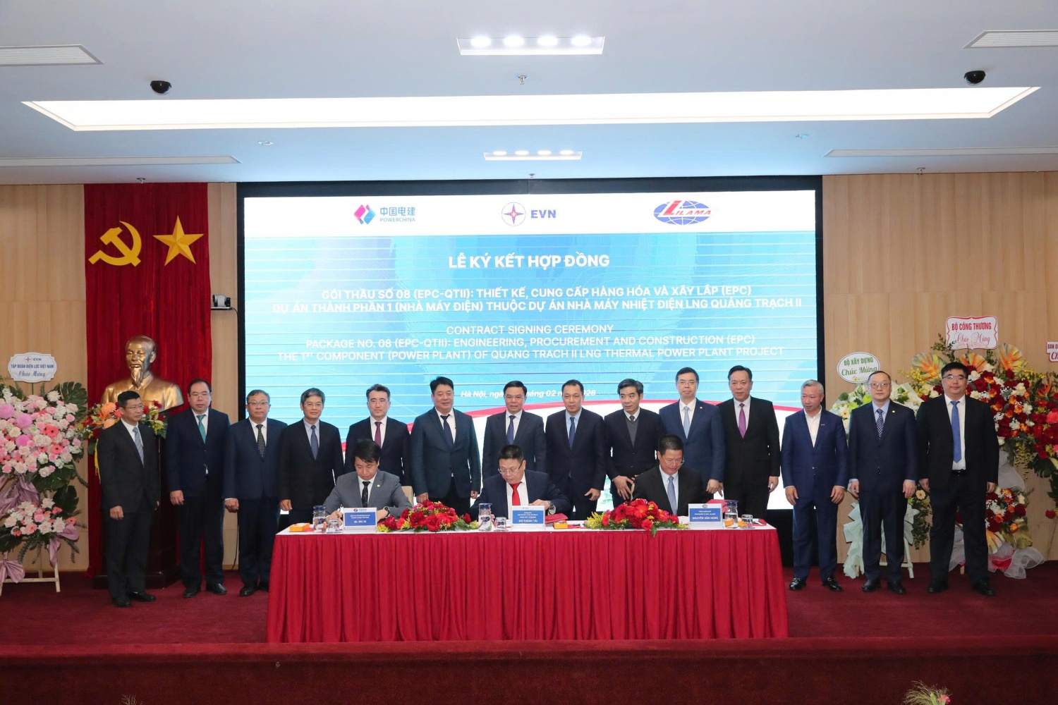 Ký kết hợp đồng EPC Dự án thành phần 1 thuộc Dự án Nhà máy Nhiệt điện LNG Quảng Trạch II