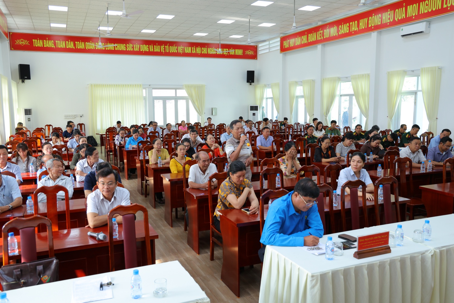 Cử tri phường Tân Thành ghi nhận đóng góp an sinh của Petrovietnam Cử tri phường Tân Thành ghi nhận đóng góp an sinh của Petrovietnam