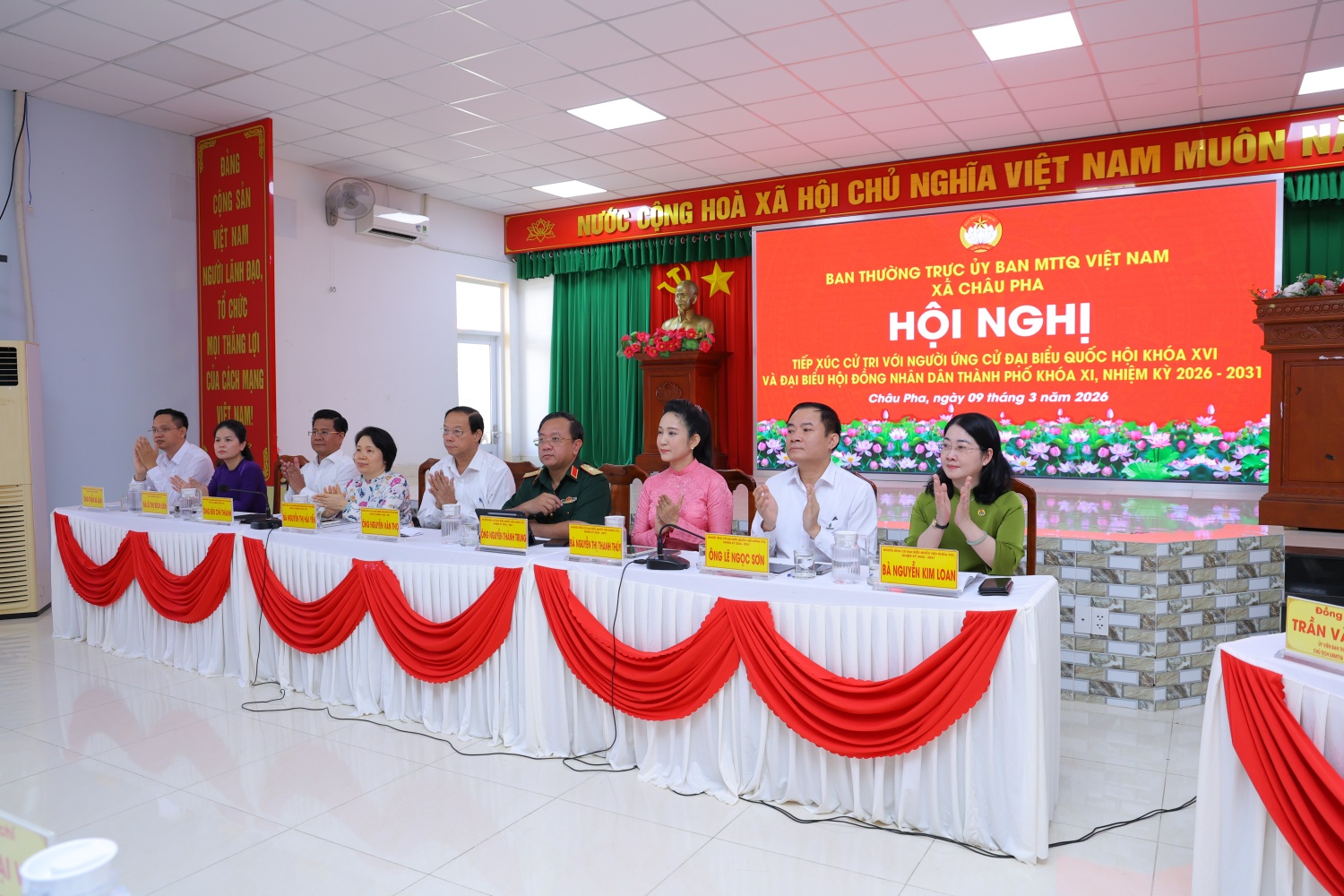 Cử tri xã Châu Pha (TP HCM) tin tưởng, kỳ vọng vào các ứng cử viên ĐBQH và HĐND Cử tri xã Châu Pha (TP HCM) tin tưởng, kỳ vọng vào các ứng cử viên ĐBQH và HĐND