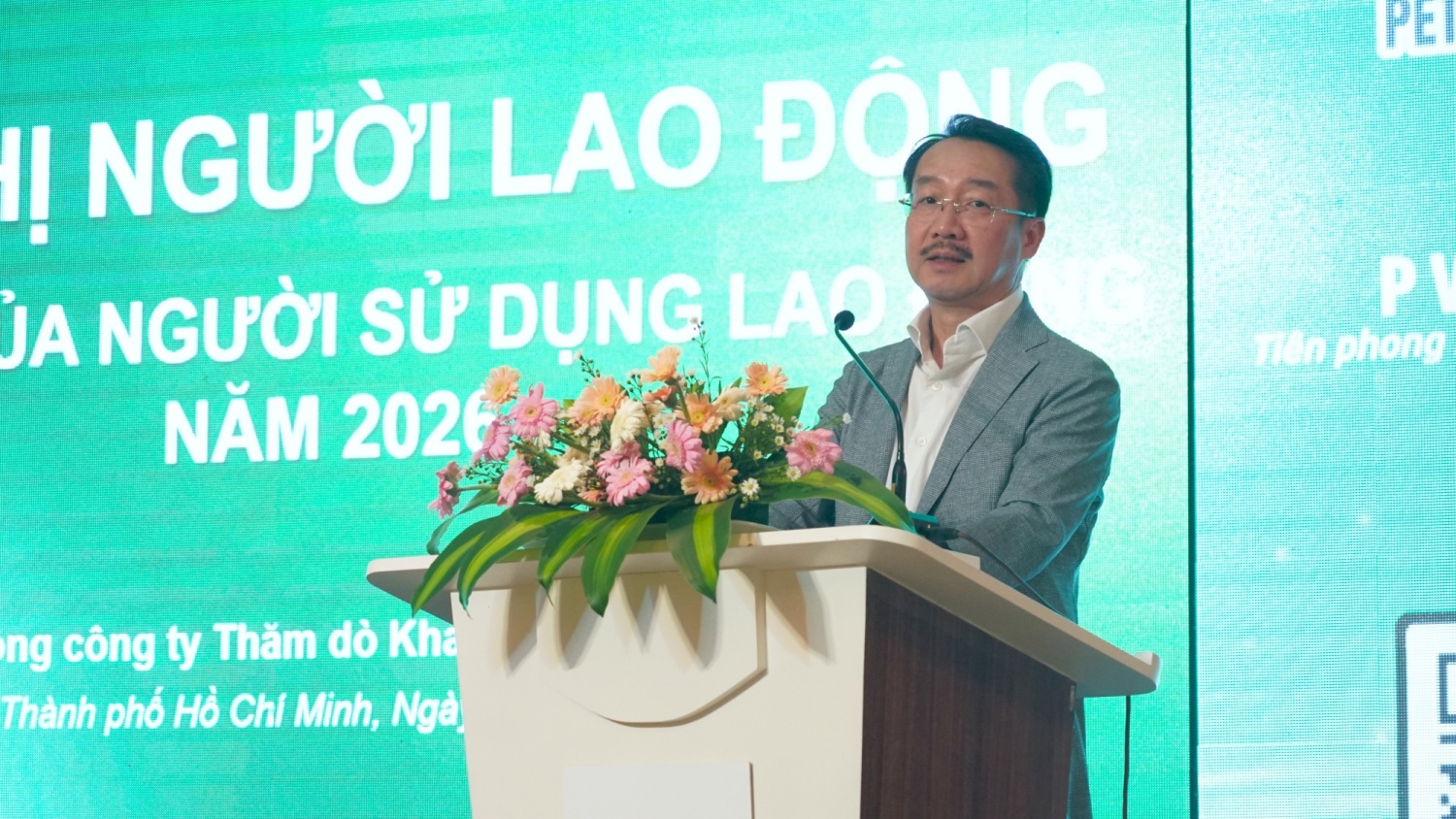 Hội nghị Người lao động PVEP 2026: Đồng thuận mục tiêu, phát động thi đua hoàn thành kế hoạch năm Hội nghị Người lao động PVEP 2026: Đồng thuận mục tiêu, phát động thi đua hoàn thành kế hoạch năm