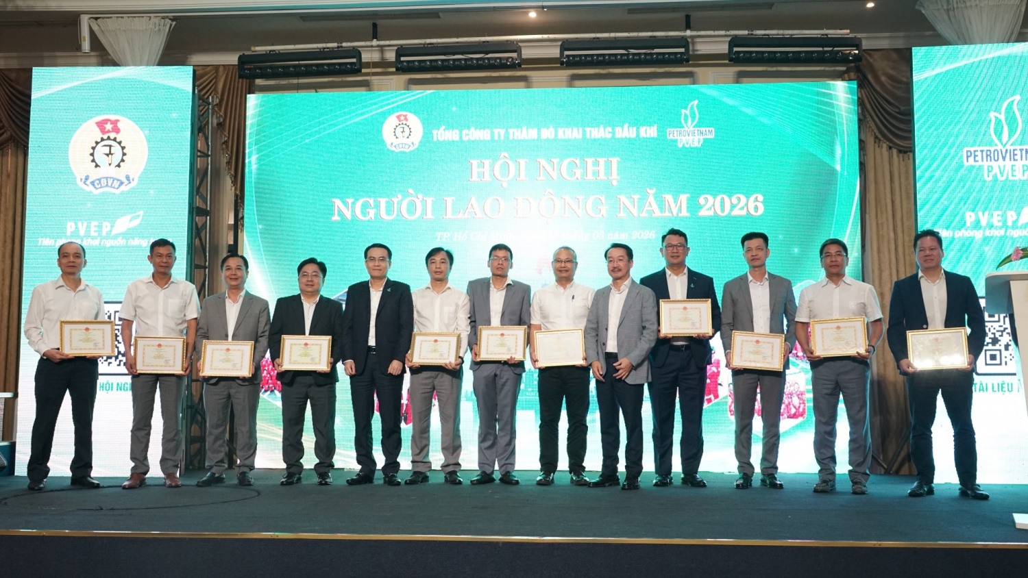 Hội nghị Người lao động PVEP 2026: Đồng thuận mục tiêu, phát động thi đua hoàn thành kế hoạch năm Hội nghị Người lao động PVEP 2026: Đồng thuận mục tiêu, phát động thi đua hoàn thành kế hoạch năm