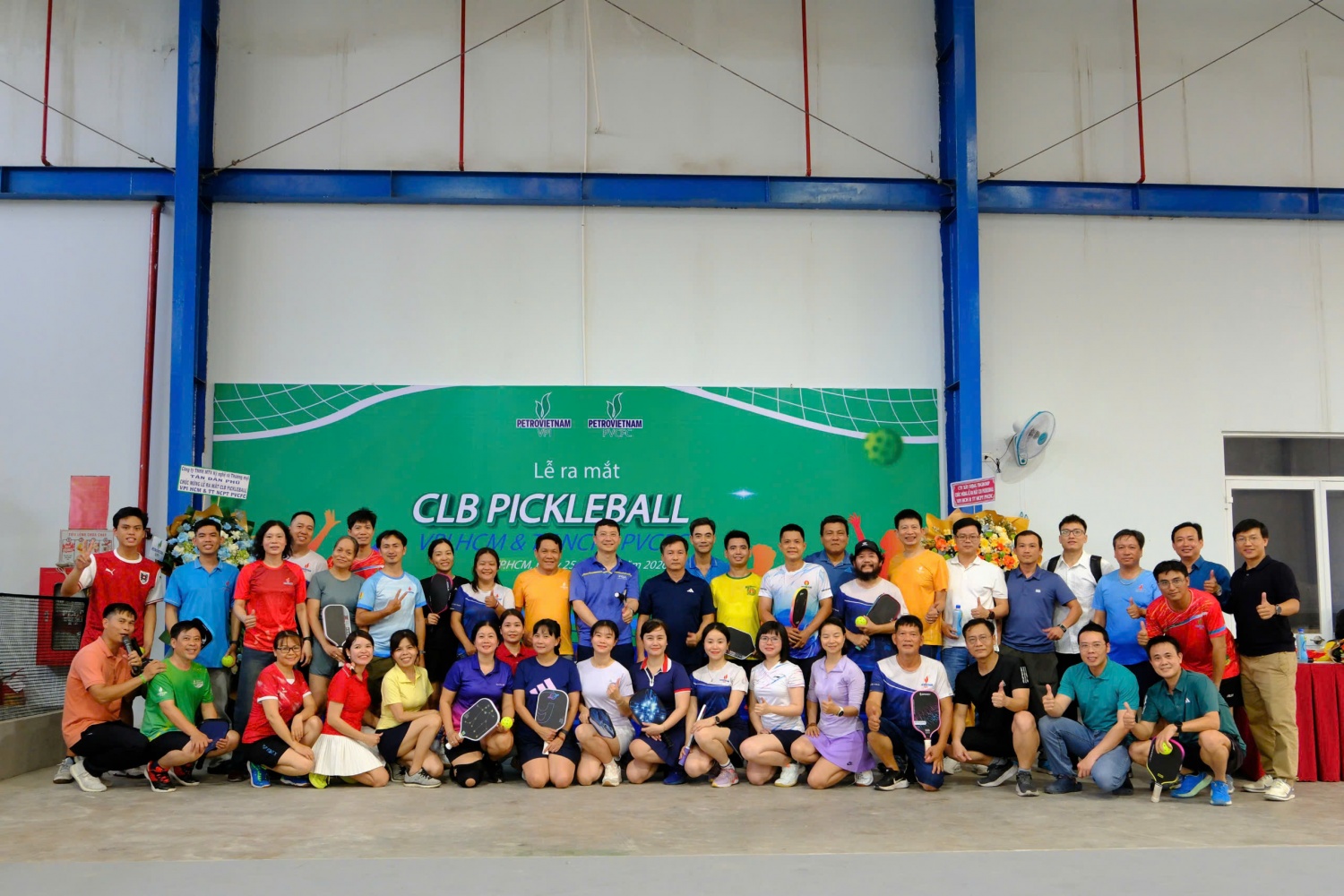 CLB Pickleball VPI Hồ Chí Minh và Trung tâm Nghiên cứu & Phát triển PVCFC.