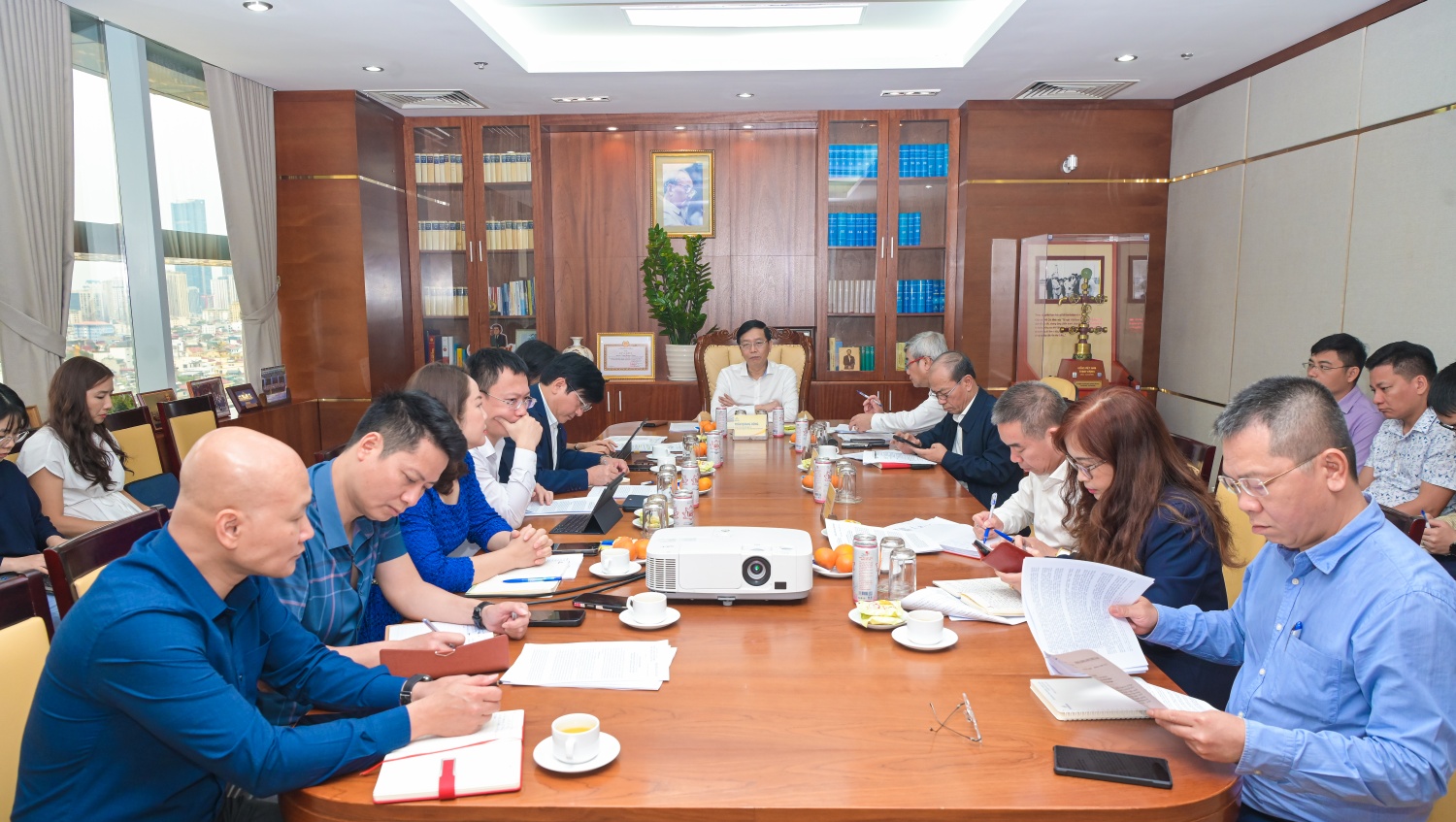 Toàn cảnh buổi làm việc Toàn cảnh buổi làm việc