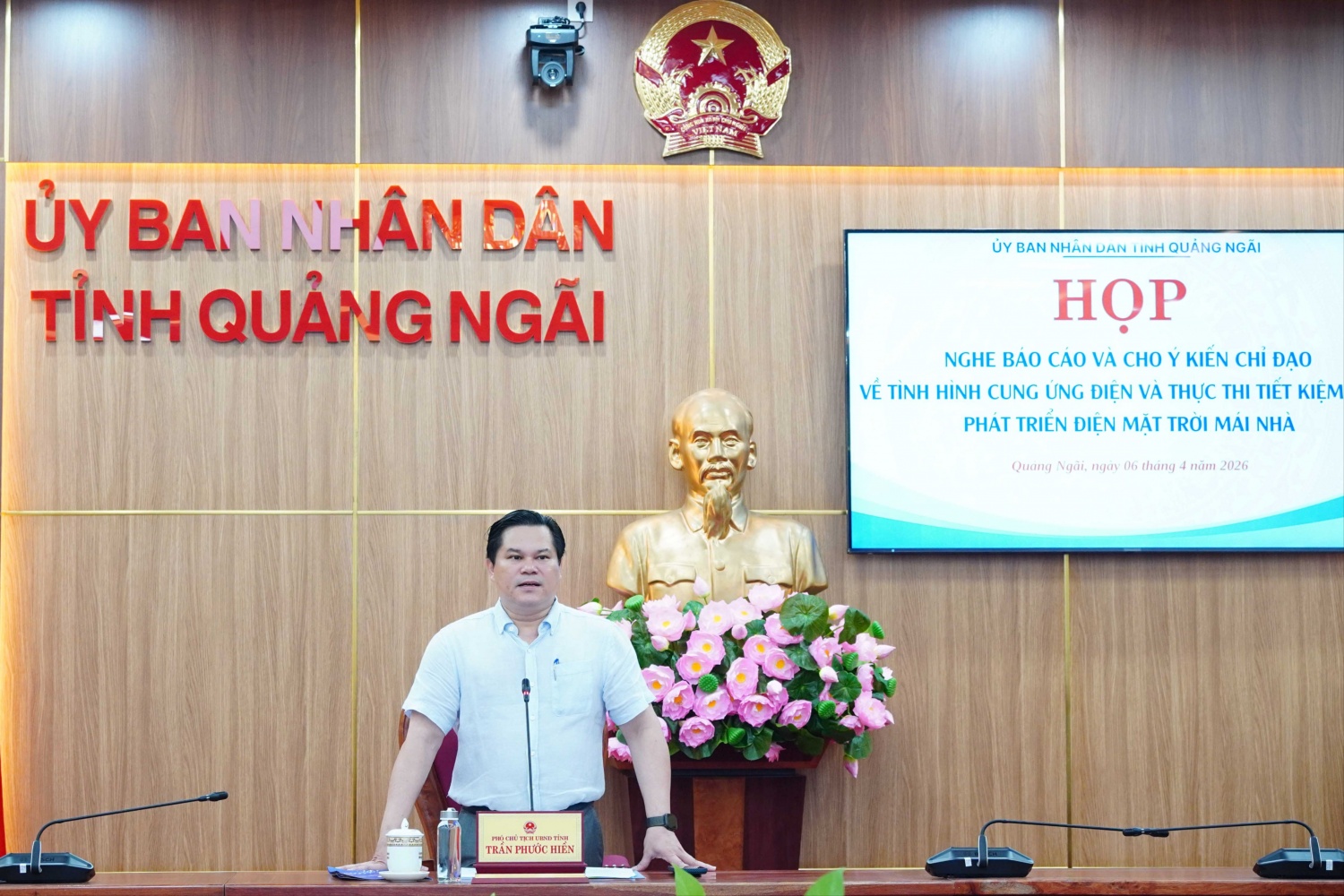 Quảng Ngãi: Tích cực phát triển điện mặt trời mái nhà và tiết kiệm điện