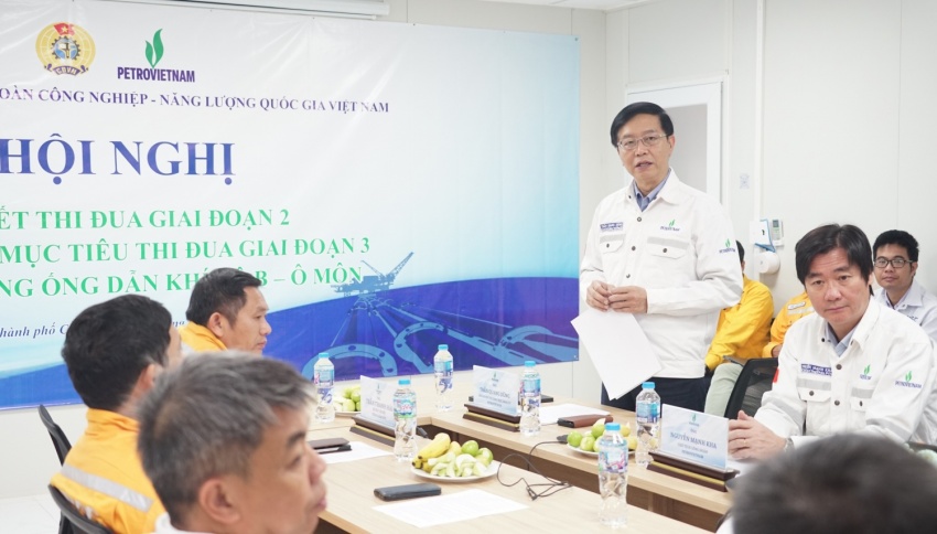 Dự án đường ống Lô B – Ô Môn tăng tốc thi công