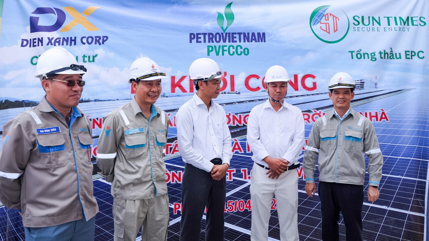 PVFCCo – Phú Mỹ khởi công dự án điện mặt trời mái nhà kho 20.000 tấn tại Nhà máy đạm Phú Mỹ