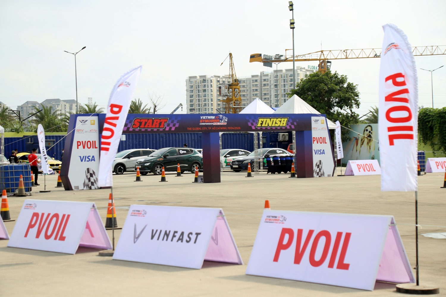 Sôi động Giải đua ô tô Gymkhana Vô địch miền Nam PVOIL Cup 2026 Sôi động Giải đua ô tô Gymkhana Vô địch miền Nam PVOIL Cup 2026