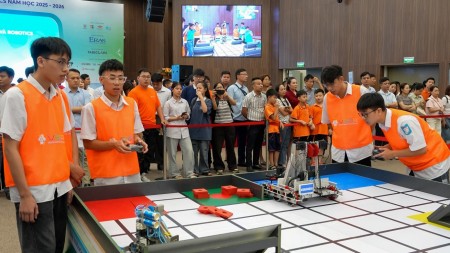 [VIDEO] Không khí sôi nổi tại cuộc thi Vô địch Quốc gia STEM, AI và Robotics