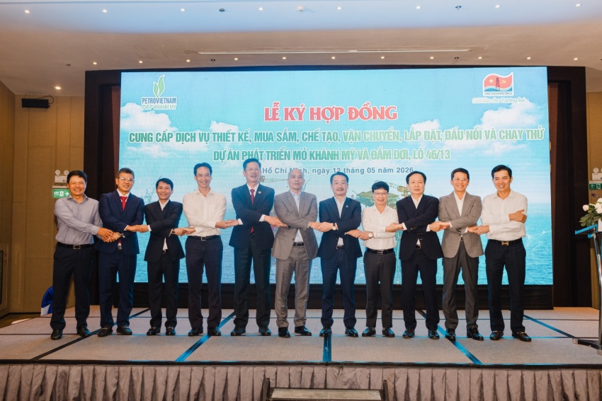 Ký kết hợp đồng EPCI Dự án Phát triển Mỏ Khánh Mỹ - Đầm Rơi, Lô 46/13 PVEP Khánh Mỹ và Vietsovpetro ký kết hợp đồng EPCI dự án Phát triển mỏ Khánh Mỹ - Đầm Dơi