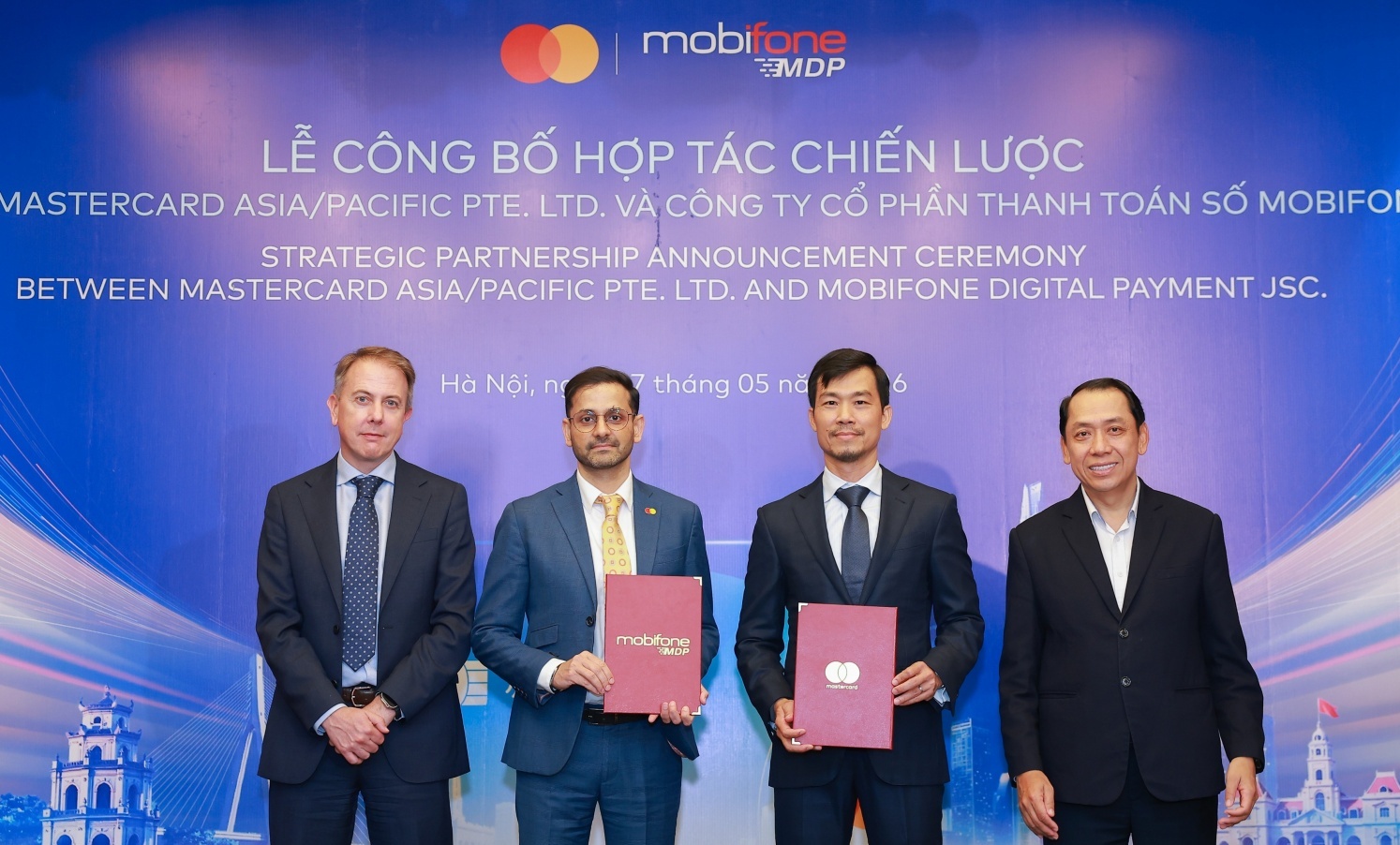 Công ty Cổ phần Thanh toán số MobiFone (MDP) bắt tay Mastercard thúc đẩy nền kinh tế số