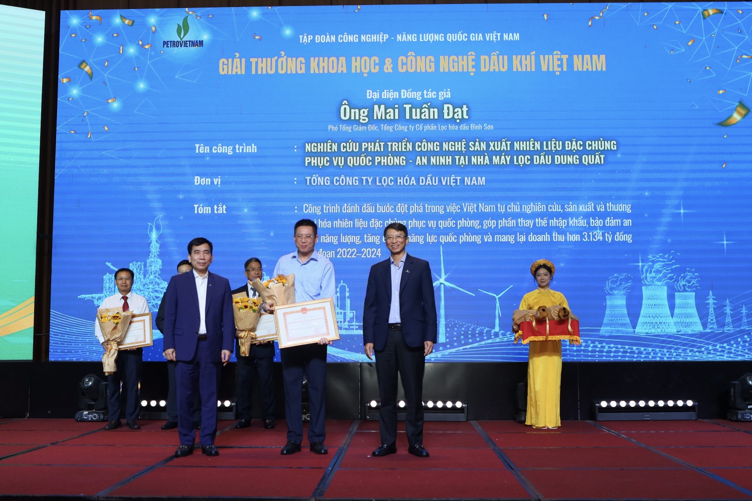 Petrovietnam trao Giải thưởng Khoa học và Công nghệ Dầu khí Việt Nam cho các công trình tiêu biểu