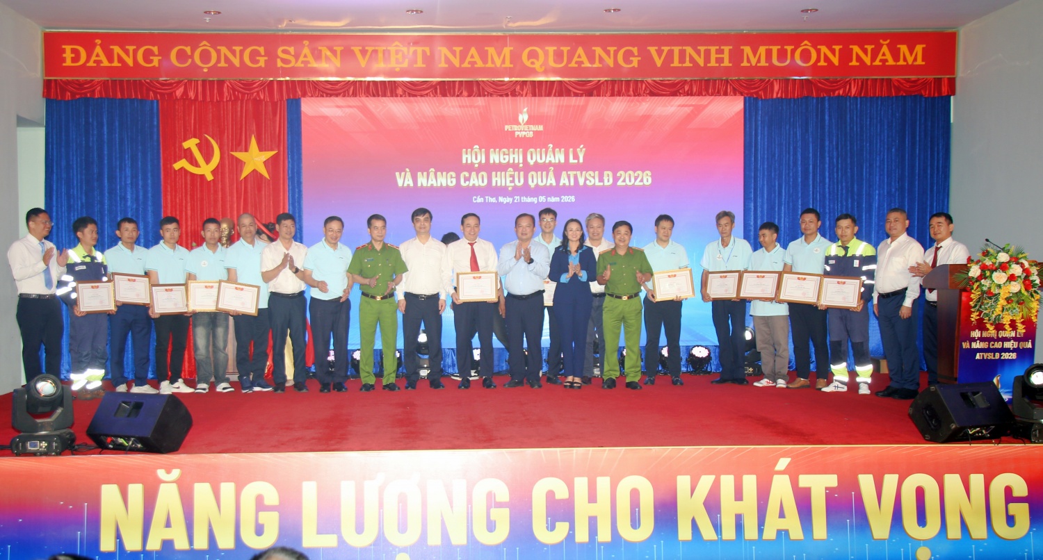 PVPGB tổ chức thành công Hội nghị Quản lý và nâng cao hiệu quả công tác ATVSLĐ năm 2026
