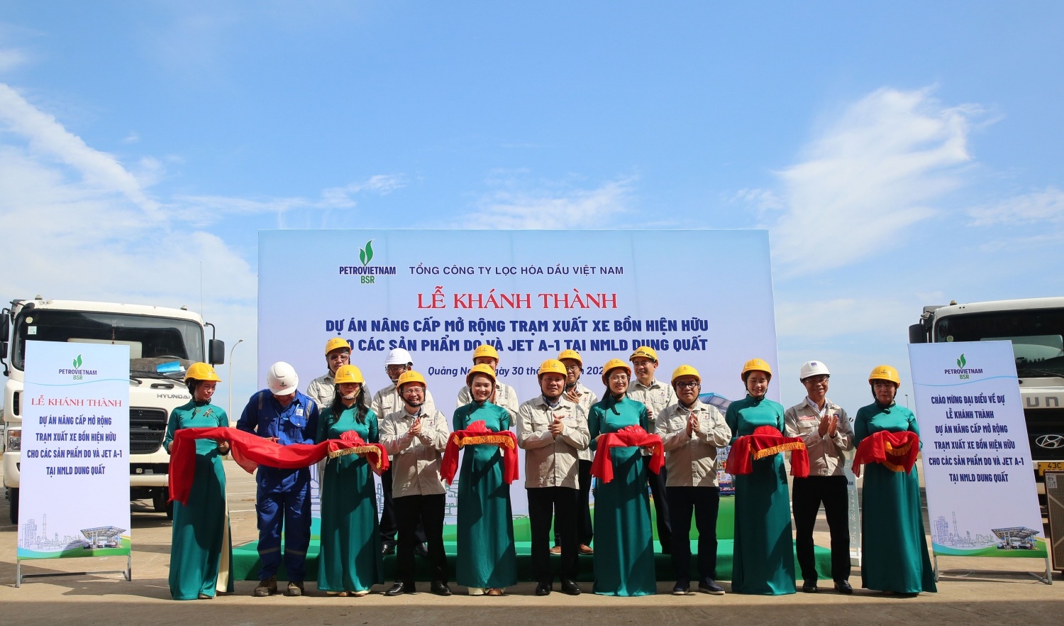 NMLD Dung Quất tăng 45% năng lực xuất sản phẩm bằng đường bộ
