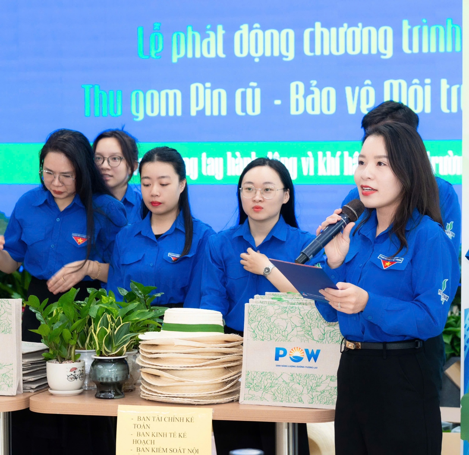 Đồng chí Nguyễn Huyền My – Bí thư Đoàn thanh niên PV Power phát biểu tại chương trình