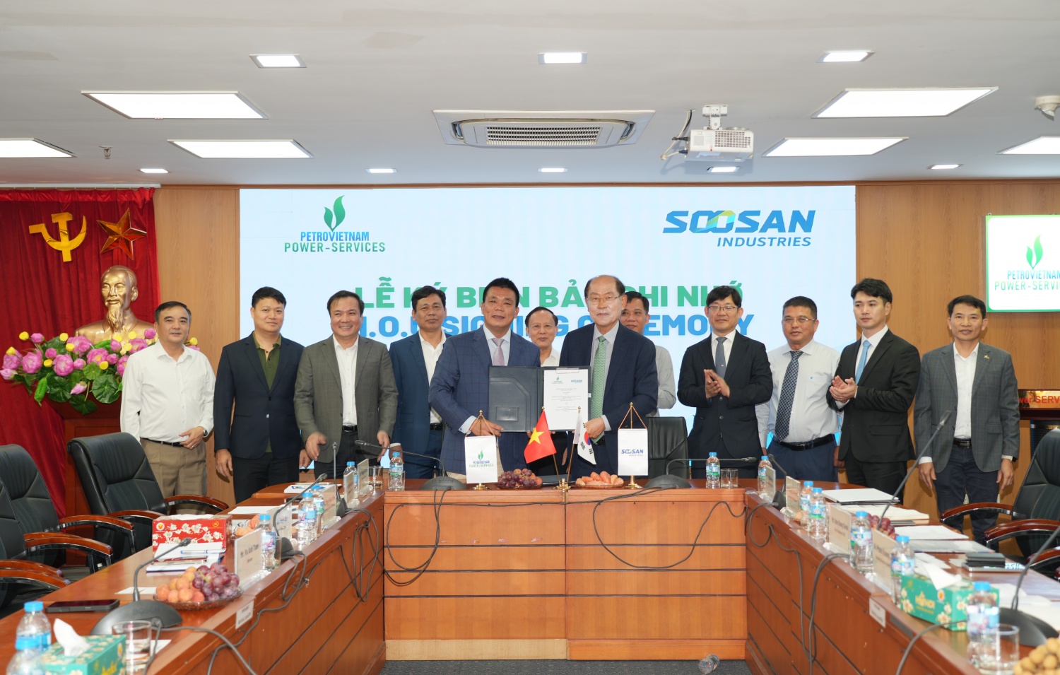 PVPS và SOOSAN ký kết Biên bản ghi nhớ hợp tác