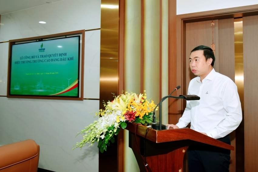 Trường Cao đẳng Dầu khí có tân Hiệu trưởng