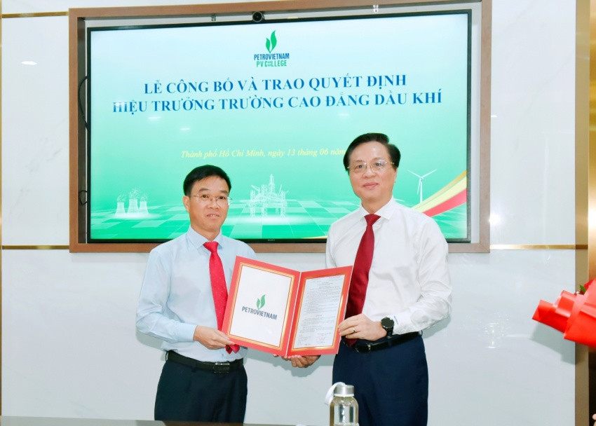 Trường Cao đẳng Dầu khí có tân Hiệu trưởng