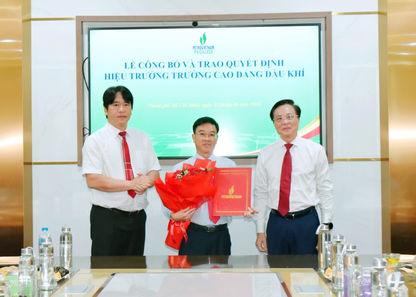 Trường Cao đẳng Dầu khí có tân Hiệu trưởng