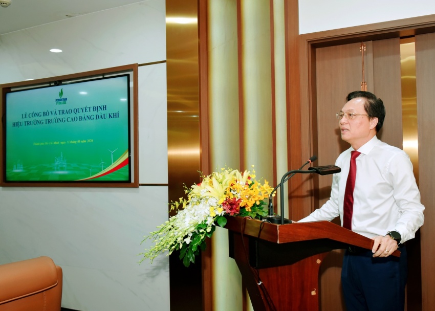 Trường Cao đẳng Dầu khí có tân Hiệu trưởng