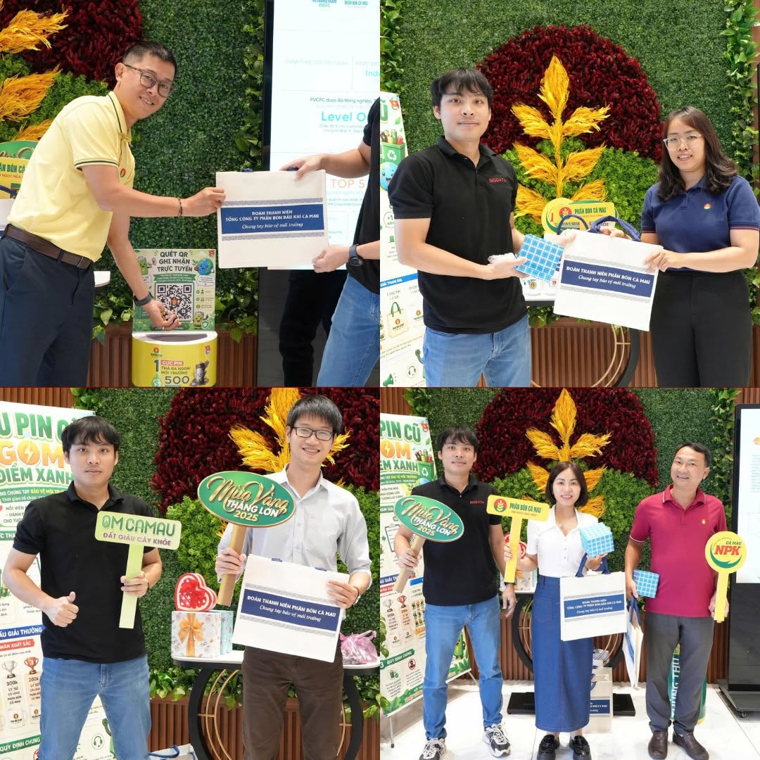 PVCFC lan tỏa lối sống xanh qua chương trình “Thu pin cũ - Gom điểm xanh”
