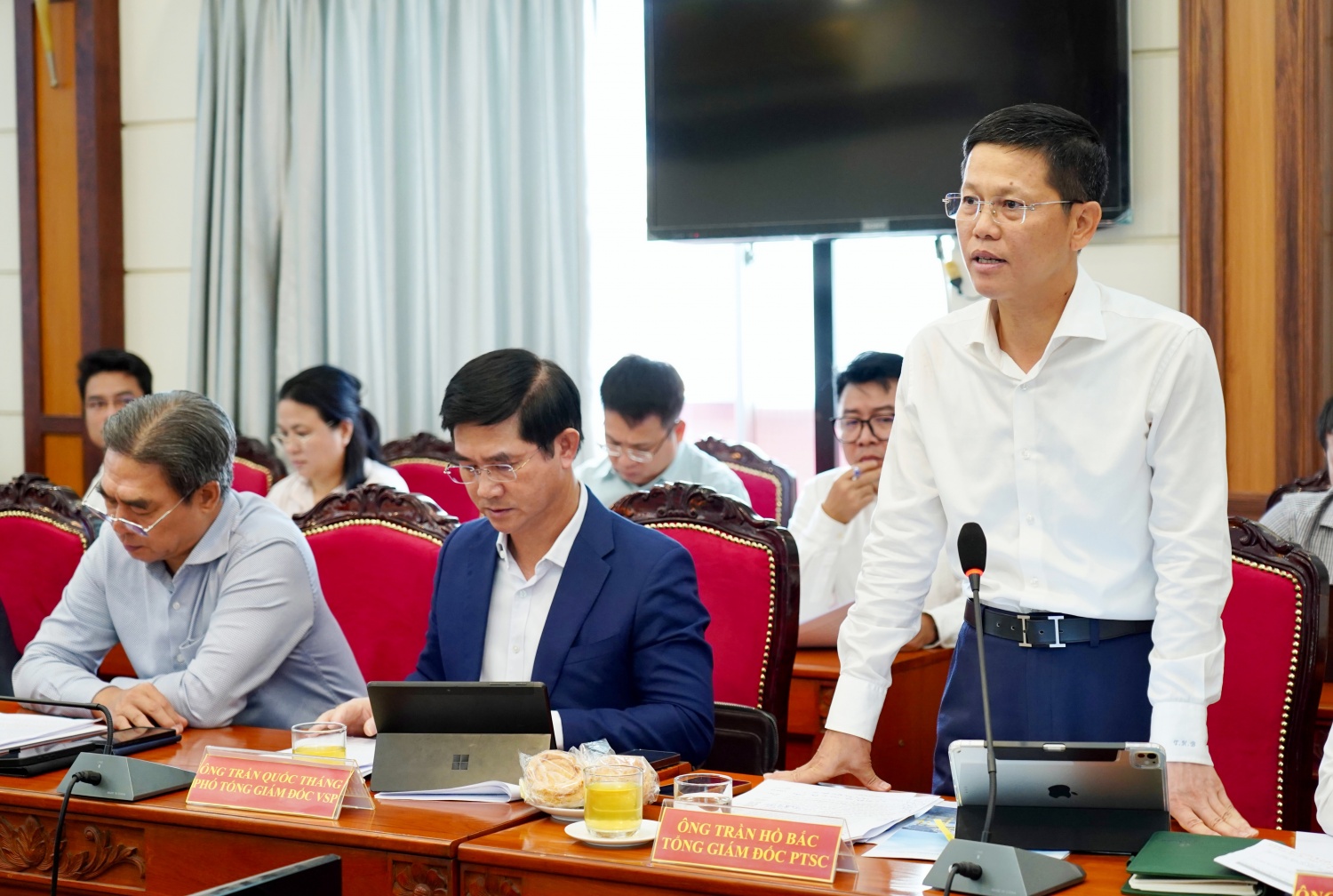 ông Trần Hồ Bắc – Tổng Giám đốc Tổng công ty CP Dịch vụ Kỹ thuật Dầu khí Việt Nam (PTSC) 