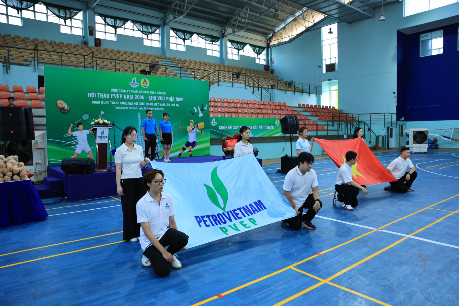 Hội thao PVEP khu vực phía Nam 2026: Gắn kết sức mạnh, lan tỏa văn hóa doanh nghiệp