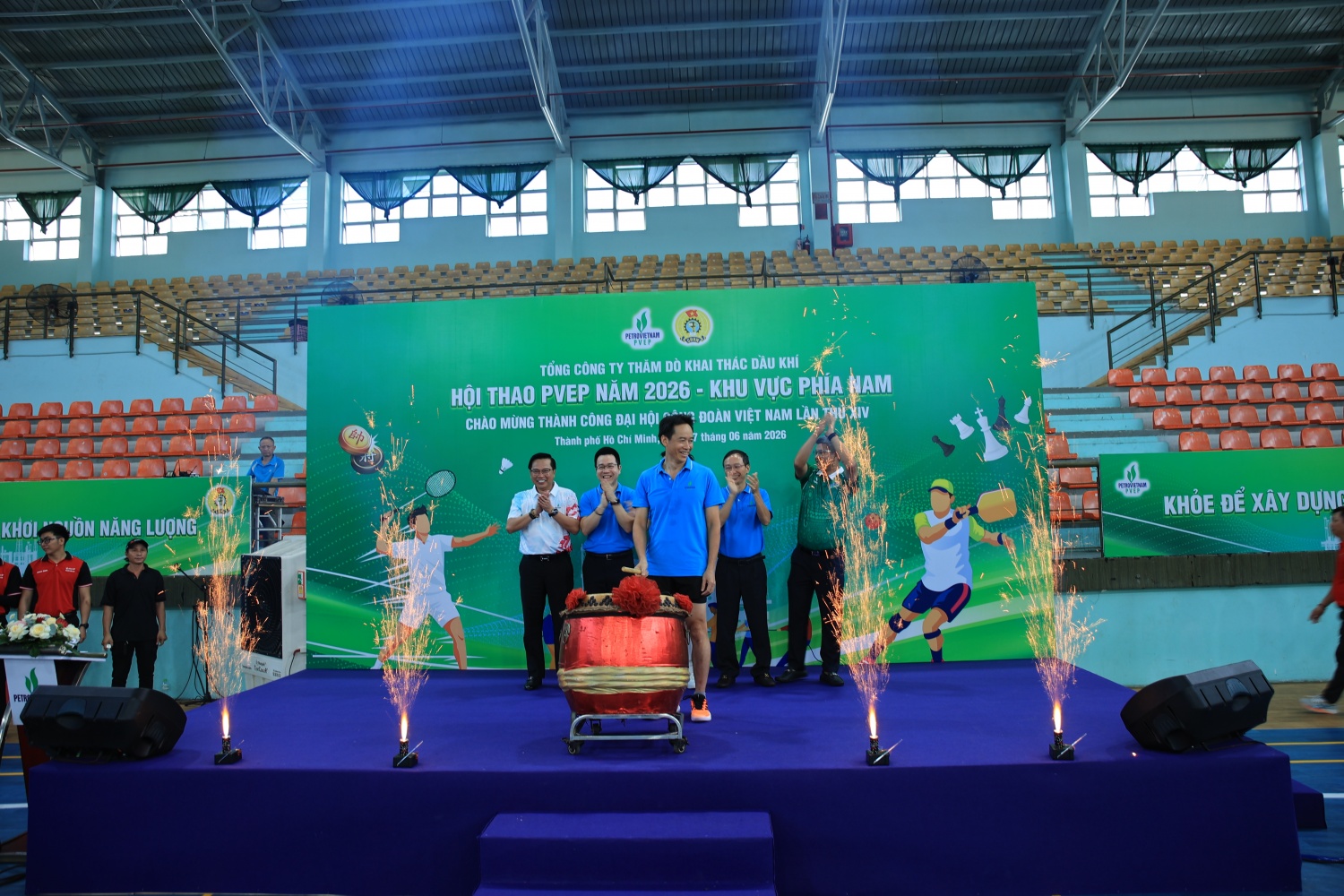 Hội thao PVEP khu vực phía Nam 2026: Gắn kết sức mạnh, lan tỏa văn hóa doanh nghiệp