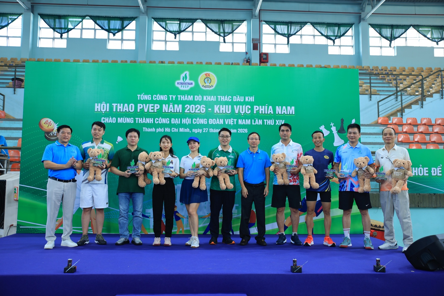 Hội thao PVEP khu vực phía Nam 2026: Gắn kết sức mạnh, lan tỏa văn hóa doanh nghiệp