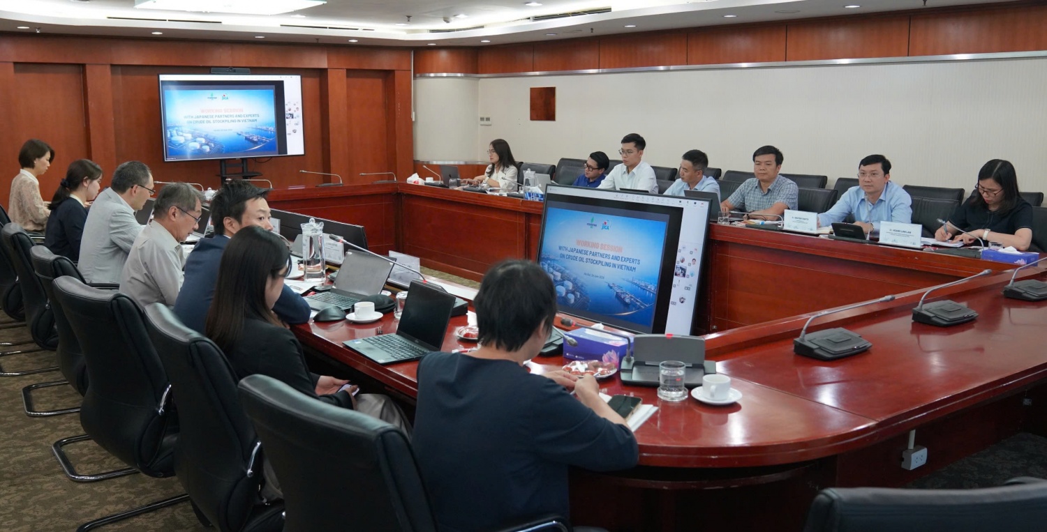 VPI và JICA trao đổi kinh nghiệm xây dựng chiến lược dự trữ dầu thô